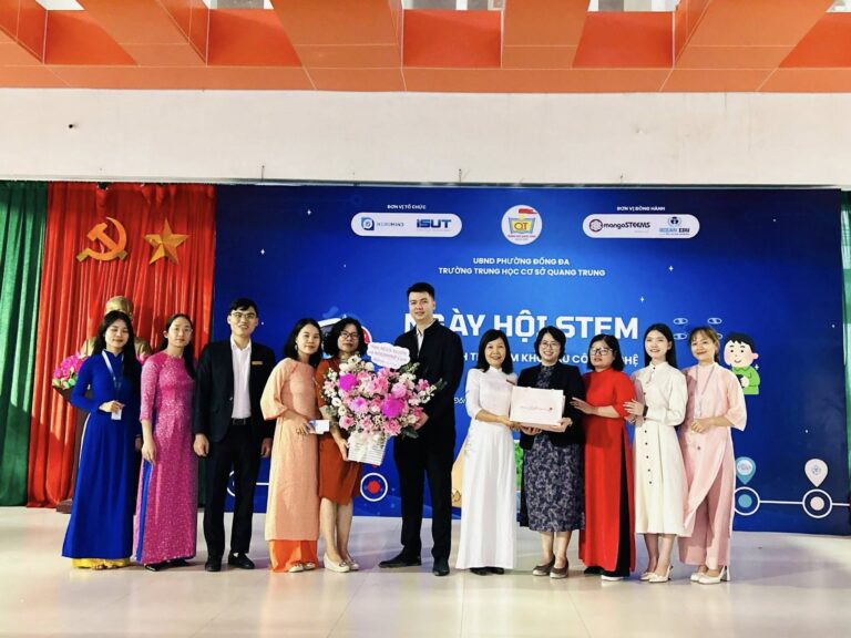 NGÀY HỘI STEM: TRẢI NGHIỆM VÀ KẾT NỐI TẠI TRƯỜNG THCS QUANG TRUNG